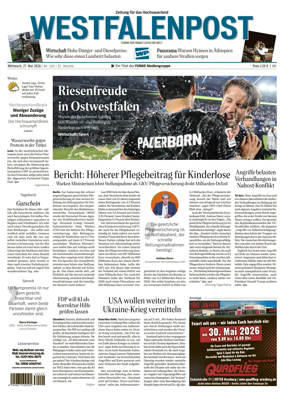 Cover of Westfalenpost (Brilon)