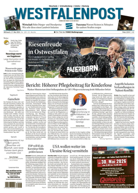 Cover of Westfalenpost (Meschede)