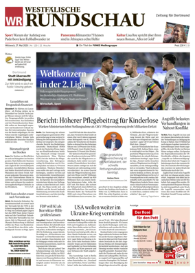Cover of Westfalische Rundschau (Dortmund-Sud II)