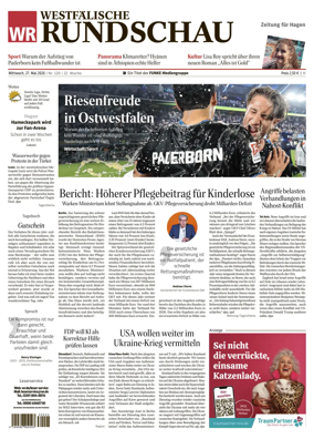 Cover of Westfalische Rundschau (Hagen Hohenlimburg)