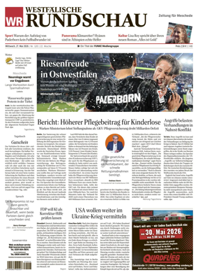 Cover of Westfalische Rundschau (Meschede)