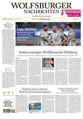Cover of Wolfsburger Nachrichten (Helmstedt)