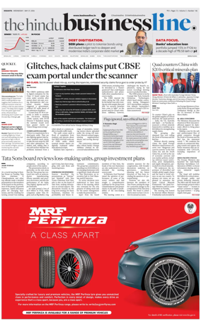Cover of BusinessLine (Kolkata)
