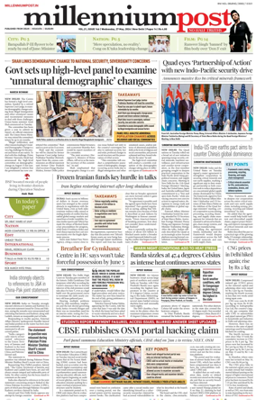 Cover of Millennium Post