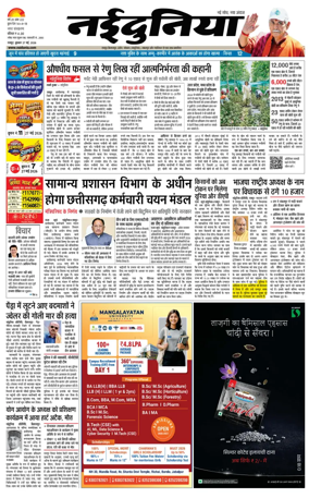 Cover of Nai Dunia - Raipur
