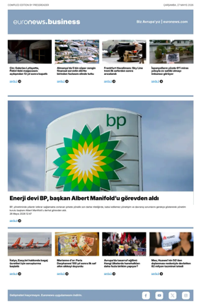 Cover of Euronews Business (Turkish) Compiled Editions