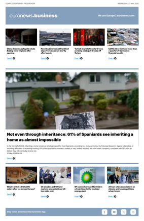 Cover of Euronews Business