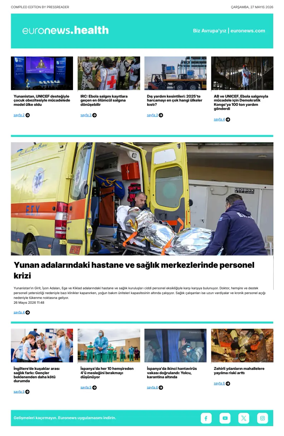 Cover of Euronews Health (Turkish) Compiled Edition