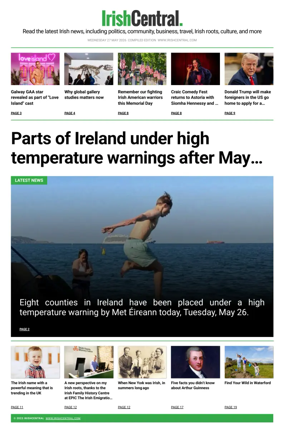 Cover of Irish Central