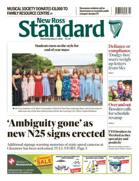 Cover of New Ross Standard