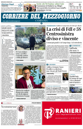 Cover of Corriere del Mezzogiorno (Campania)