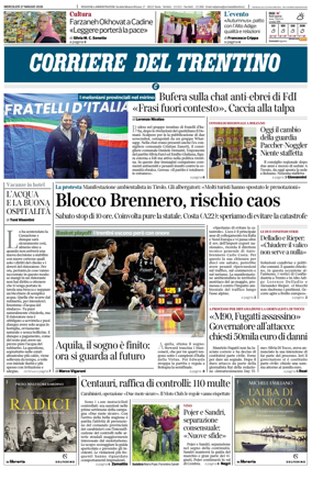 Cover of Corriere del Trentino