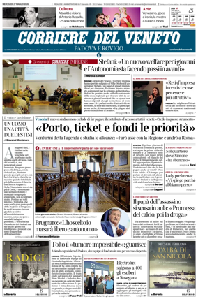 Cover of Corriere del Veneto (Padova e Rovigo)