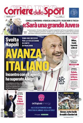 Cover of Corriere dello Sport