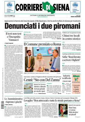 Cover of Corriere di Siena