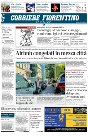 Cover of Corriere Fiorentino
