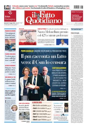 Cover of Il Fatto Quotidiano