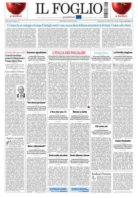 Cover of Il Foglio Quotidiano