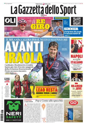 Cover of La Gazzetta dello Sport - Roma
