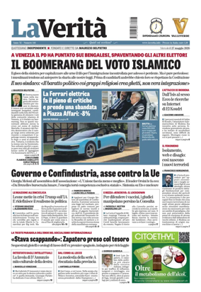 Cover of La Verita (Italia)
