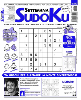 Cover of Settimana Sudoku