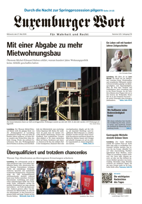 Cover of Luxemburger Wort
