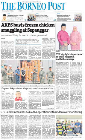 Cover of The Borneo Post (Sabah)