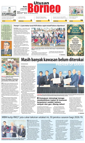 Cover of Utusan Borneo (Sarawak)
