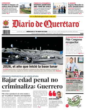 Cover of Diario de Queretaro