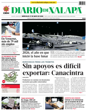 Cover of Diario de Xalapa