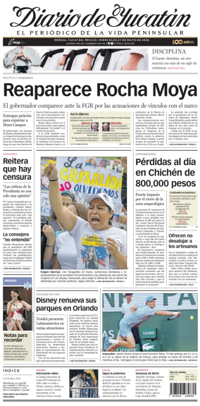 Cover of Diario de Yucatan
