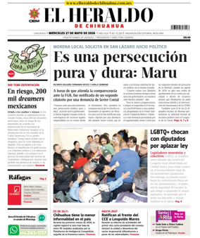 Cover of El Heraldo de Chihuahua
