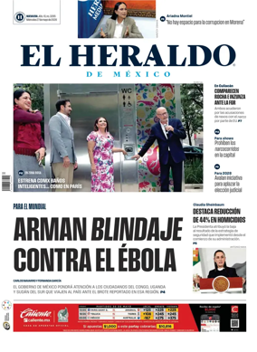 Cover of El Heraldo de Mexico