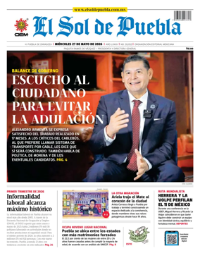 Cover of El Sol de Puebla