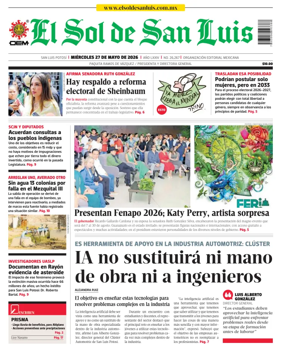Cover of El Sol de San Luis Potosi