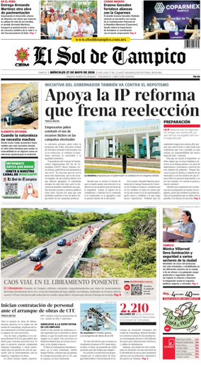 Cover of El Sol de Tampico
