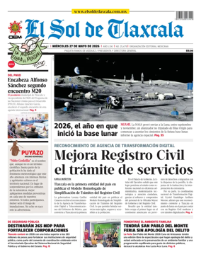 Cover of El Sol de Tlaxcala