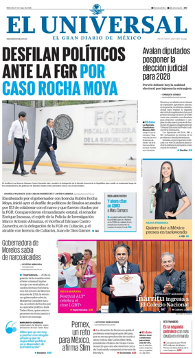 Cover of El Universal