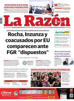 Cover of La Razon de Mexico