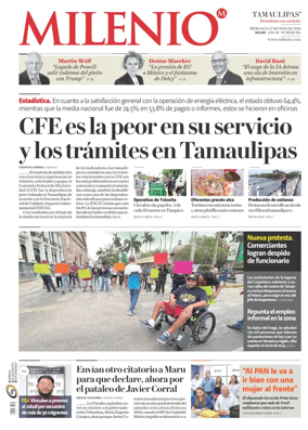 Cover of Milenio Tamaulipas