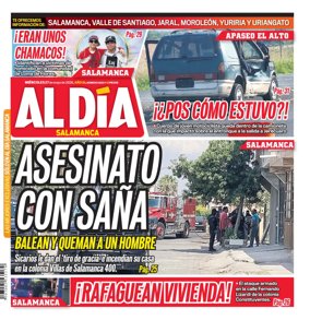 Cover of Periodico Al Dia (Salamanca)