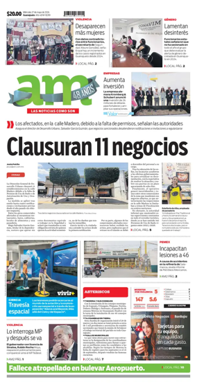 Cover of Periodico AM (Leon)