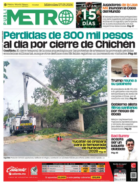 Cover of Publimetro Merida