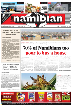 Cover of The Namibian