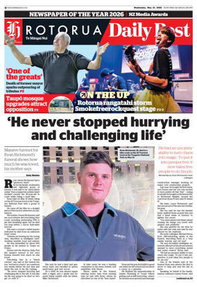Cover of Rotorua Daily Post