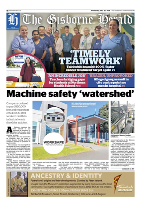 Cover of The Gisborne Herald