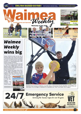 Cover of Waimea Weekly
