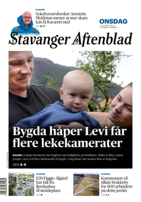 Cover of Stavanger Aftenblad