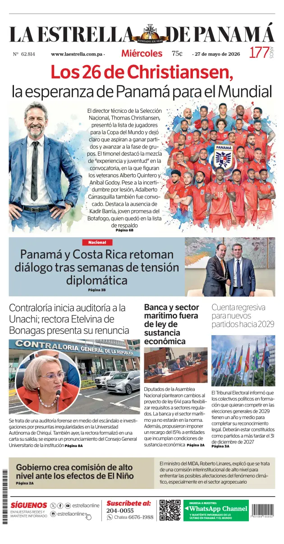 Cover of La Estrella de Panama