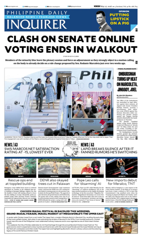 Cover of Philippine Daily Inquirer